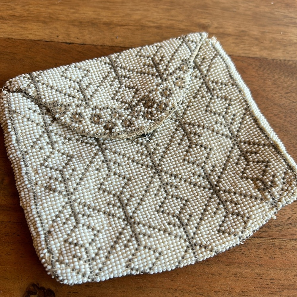 Vintage beaded clutch